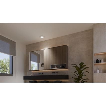 Philips - Dimmbare LED-RGBW-Einbauleuchte für Badezimmer Hue SLIM LED/8,3W/230V 2000-6500K IP44 weiß