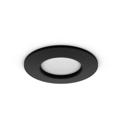 Philips - Dimmbare LED-RGBW-Einbauleuchte für Badezimmer Hue SLIM LED/8,3W/230V 2000-6500K IP44 schwarz