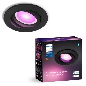 Philips - Dimmbare LED-RGBW-Einbauleuchte Hue CENTURA 1xGU10/4,2W/230V 2000-6500K