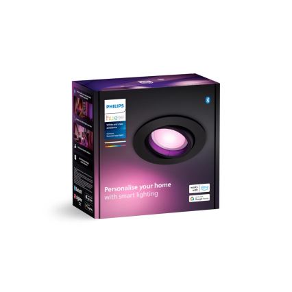Philips - Dimmbare LED-RGBW-Einbauleuchte Hue CENTURA 1xGU10/4,2W/230V 2000-6500K