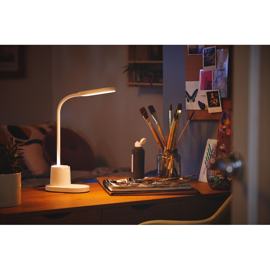 Philips - Dimmbare LED-Tischleuchte mit Touch-Funktion BUCKET LED/7W/5V 1800 mAh 3000/4000/5700K CRI 90