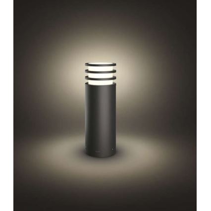 Philips - LED RGB dimmbare Außenleuchte Hue LUCCA 1xE27/8,1W/230V 40 cm 1000-20000K IP44