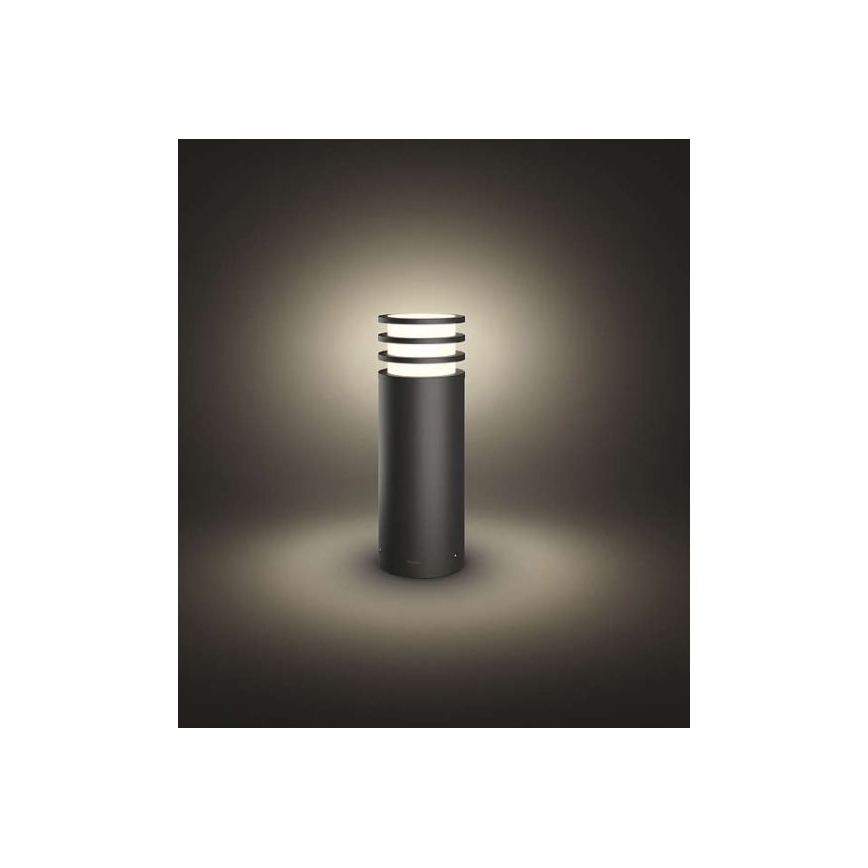 Philips - LED RGB dimmbare Außenleuchte Hue LUCCA 1xE27/8,1W/230V 40 cm 1000-20000K IP44