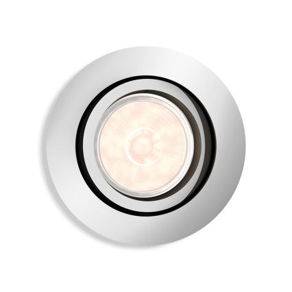 Philips - LED RGBW dimmbare Einbauleuchte DONEGAL 1xGU10/4,8W/230V + Fernbedienung