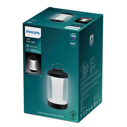 Philips - Dimmbare, tragbare LED-Leuchte CICERO LED/6W/5V 4000 mAh IP54