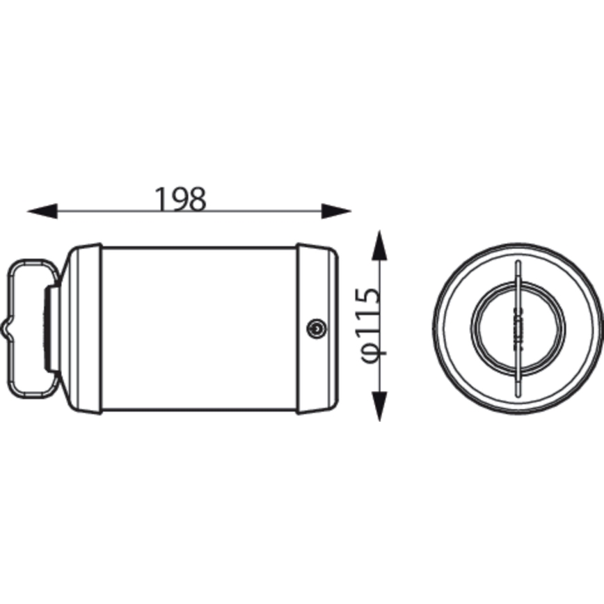 Philips - Dimmbare, tragbare LED-Leuchte CICERO LED/6W/5V 4000 mAh IP54