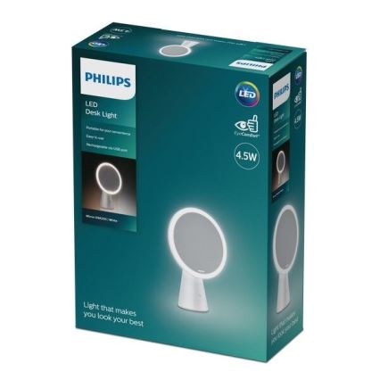 Philips - Dimmbarer Kosmetikspiegel mit LED-Hintergrundbeleuchtung MIRROR LED/4,5W/5V