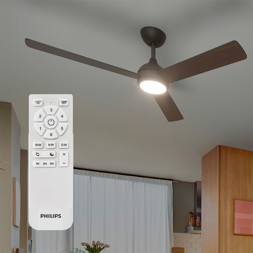Philips - Dimmbarer LED-Deckenventilator CIVX LED/24W/230V + Fernbedienung