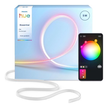 Philips - dimmbarer LED-RGBW-Streifen Hue ESSENTIAL White And Color Ambiance 5m LED/19W/230V 2200-6500K