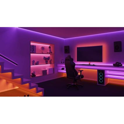 Philips - Dimmbarer LED-RGBW-Streifen Hue WHITE AND COLOR AMBIANCE 10m LED/20W/230V 2000-6500K