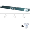 Philips - Dimmbarer LED-Spot für das EASYLINK-Schienensystem 3x GU10/6,2W/230V 2200-2700K 1 m Weiß
