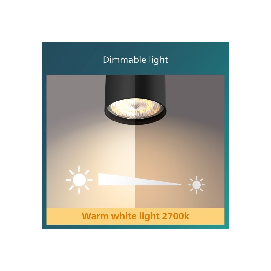 Philips - Dimmbarer LED-Strahler 3xLED/4,5W/230V