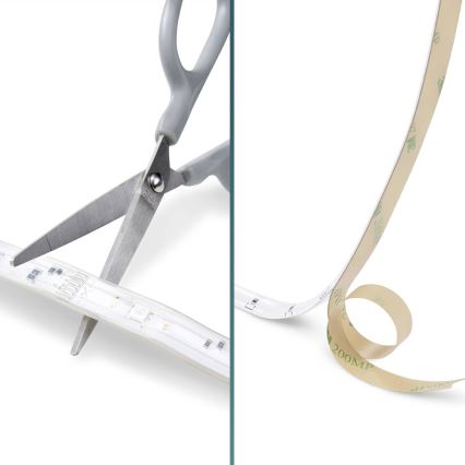 Philips - LED RGBW dimmbarer Streifen 5m LED/12W/230V + Fernbedienung