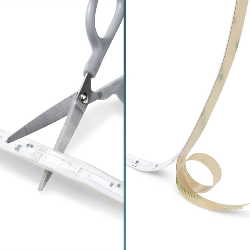 Philips - LED RGBW dimmbarer Streifen 5m LED/12W/230V + Fernbedienung