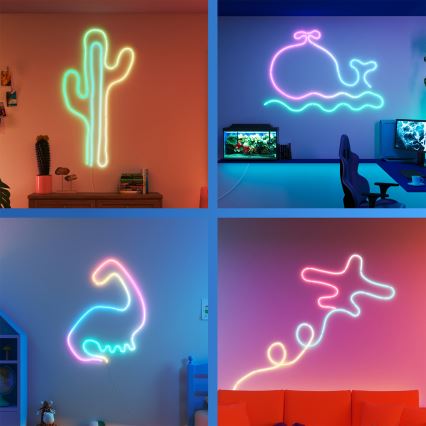 Philips - LED RGBIC Dimmbarer LED-Streifen SMART NEON FLEX 10m LED/45W/230V 2700-6500K Wi-Fi