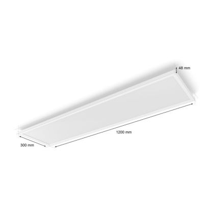 Philips - Dimmbares LED-RGB-Panel Hue White And Color Ambiance LED/60W/230V 2000-6500K