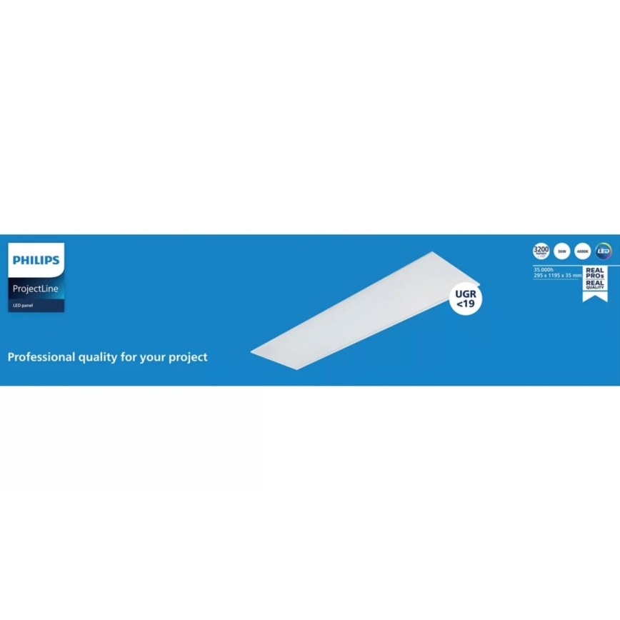 Philips - Einbau-LED-Panel PROJECTLINE LED/36W/230V 4000K 119x29,5 cm