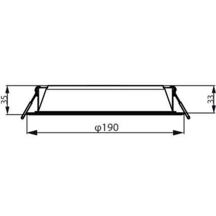 Philips - Einbauleuchte MESON LED/20W/230V 4000K