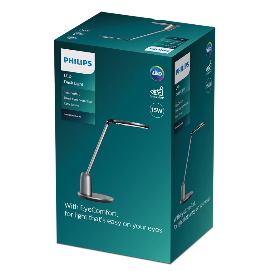 Philips - LED dimmbare Touch-Tischlampe EINSTEIN SCENE SWITCH LED/15W/230V 2800/4000/5100K CRI94