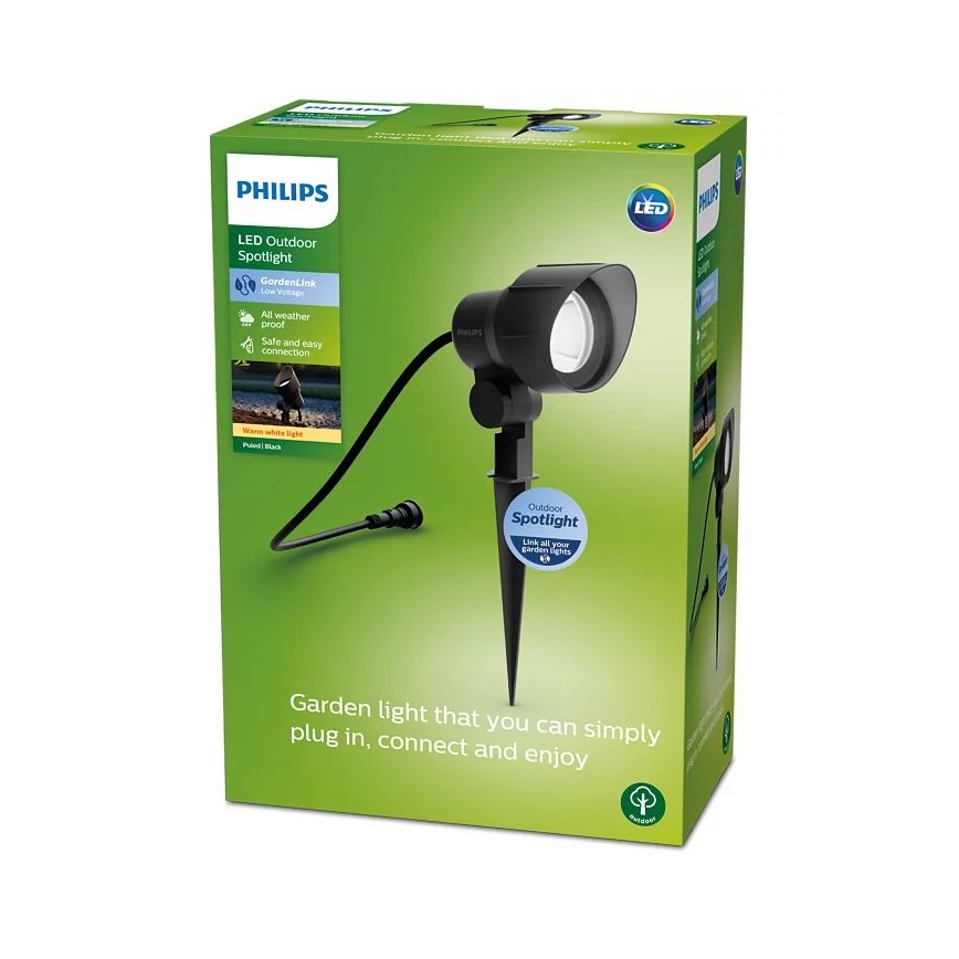 Philips - LED Außenstrahler LED/6W/12V 2700K IP44
