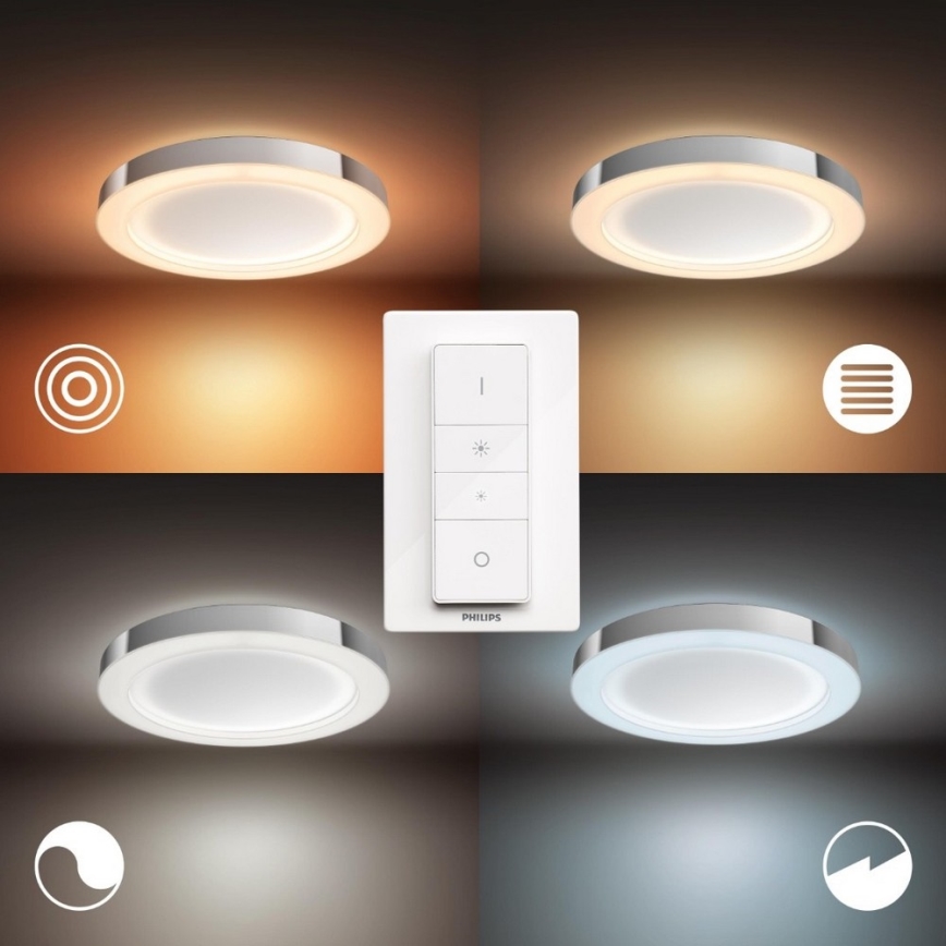 Philips - LED dimmbares Badezimmerleuchte Hue ADORE LED/40W/230V + Fernbedienung IP44
