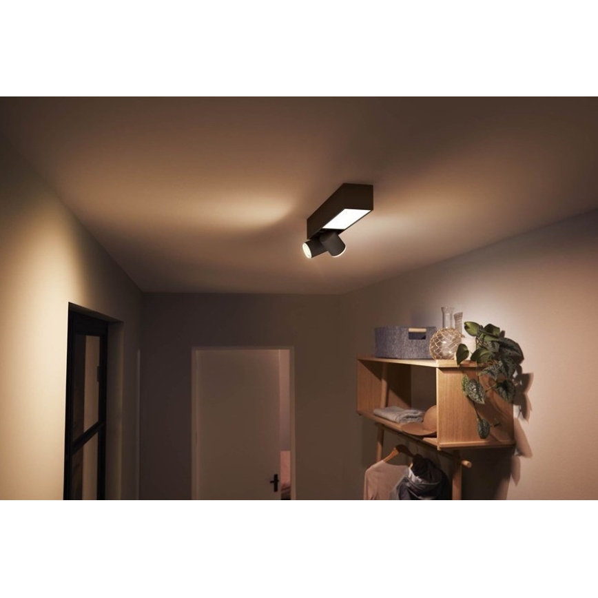 Philips - LED RGBW dimmbares Einbauleuchte Hue CENTRIS LED/11W/230V + 2xGU10/5,7W