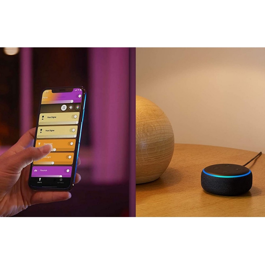 Philips - LED RGBW dimmbares Einbauleuchte Hue CENTRIS LED/11W/230V + 2xGU10/5,7W