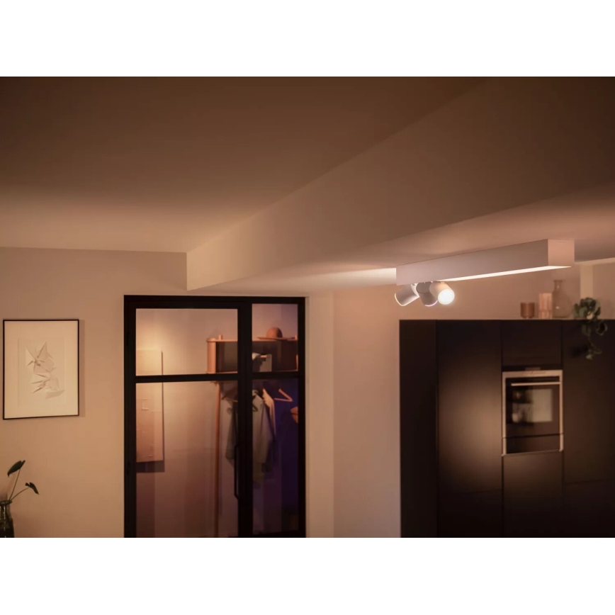 Philips - LED RGBW dimmbares Einbauleuchte Hue CENTRIS 3xGU10/4,2W/230V + LED/11W 2000-6500K