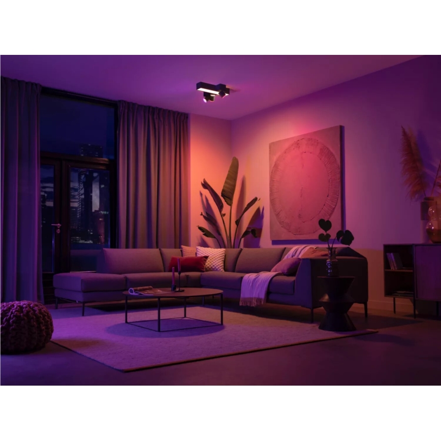 Philips - LED RGBW dimmbares Einbauleuchte Hue CENTRIS 3xGU10/4,2W/230V + LED/11W 2000-6500K