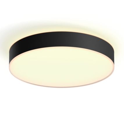 Philips - LED dimmbare Deckenleuchte Hue LED/33,5W/230V 2200-6500K Ø 425 mm schwarz + Fernbedienung