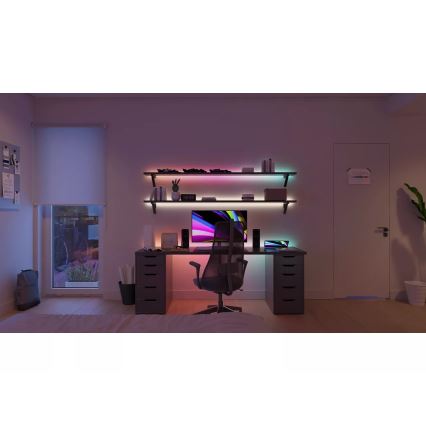 Philips - dimmbarer LED-RGBW-Streifen Hue ESSENTIAL White And Color Ambiance 5m LED/19W/230V 2200-6500K