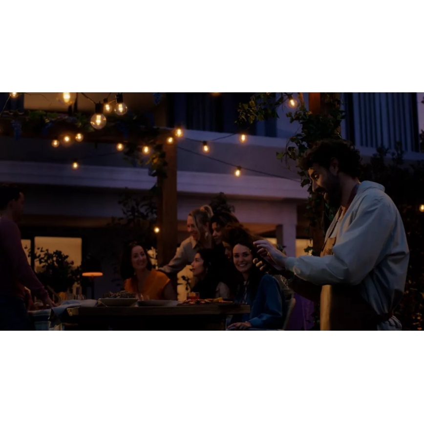 Philips - Hue FESTAVIA LED RGBW dimmbare Außen-Lichterkette, 30 LEDs, 21 m, IP65