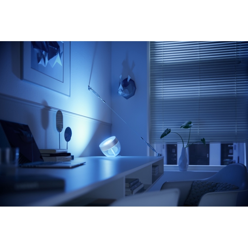 Philips - LED RGB dimmbare Tischlampe Hue IRIS LED/8,2W/230V 2000-6500K silber