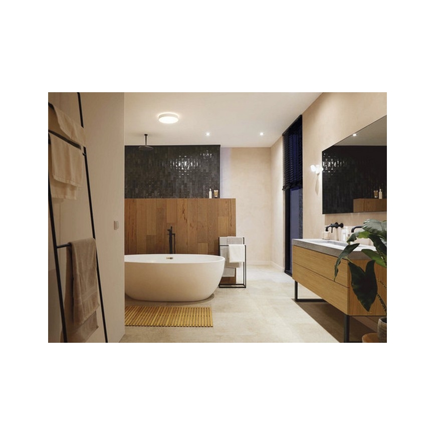 Philips - LED dimmbares Badezimmerleuchte Hue DEVERE LED/33,5W/230V IP44 Ø 425 mm 2200-6500K + Fernbedienung