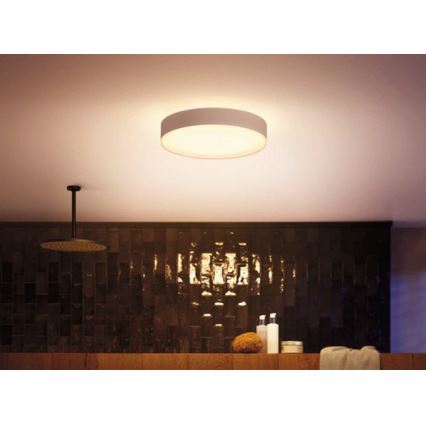 Philips - LED dimmbares Badezimmerleuchte Hue DEVERE LED/33,5W/230V IP44 Ø 425 mm 2200-6500K + Fernbedienung