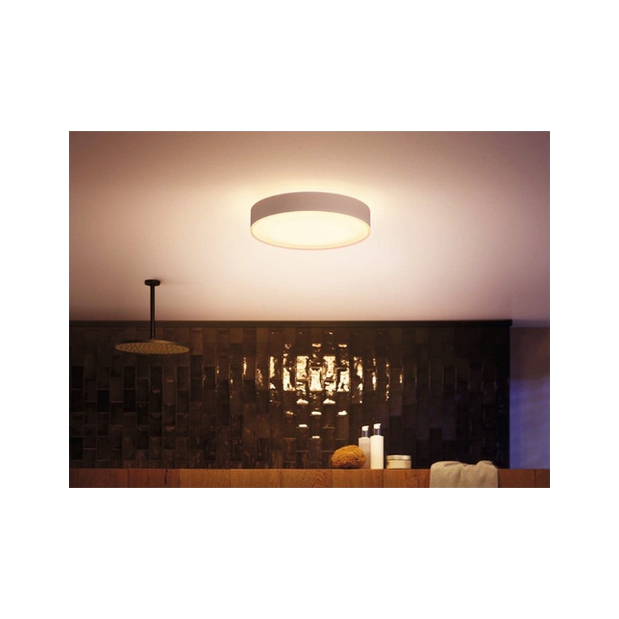 Philips - LED dimmbares Badezimmerleuchte Hue DEVERE LED/33,5W/230V IP44 Ø 425 mm 2200-6500K + Fernbedienung