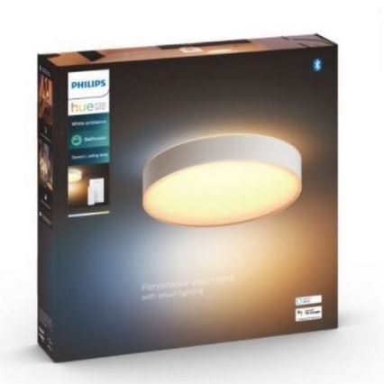 Philips - LED dimmbares Badezimmerleuchte Hue DEVERE LED/33,5W/230V IP44 Ø 425 mm 2200-6500K + Fernbedienung