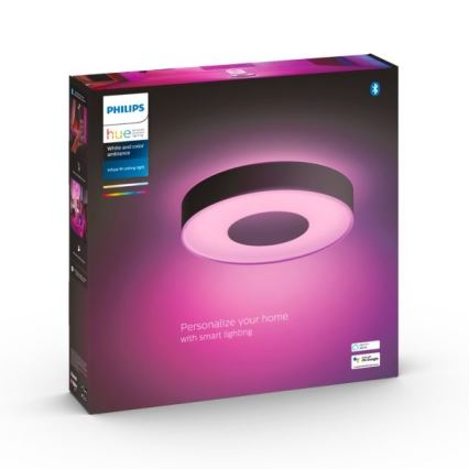 Philips - LED RGB dimmbares Deckenleuchte Hue INFUSE LED/33,5W/230V 2000-6500K Ø 381 mm schwarz