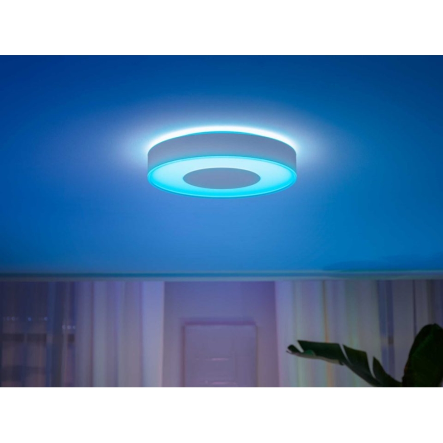 Philips - LED RGB dimmbare Deckenleuchte Hue INFUSE LED/52,5W/230V 2000–6500K Ø 425 mm weiß