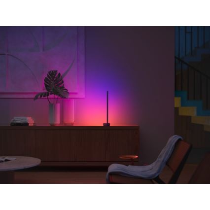 Philips - LED RGB dimmbare Tischlampe Hue SIGNE LED/12W/230V 2000-6500K schwarz