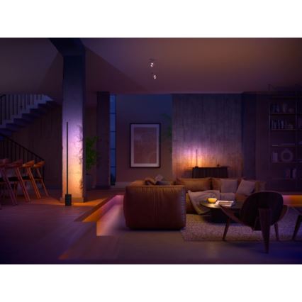 Philips - LED RGB dimmbare Tischlampe Hue SIGNE LED/12W/230V 2000-6500K schwarz
