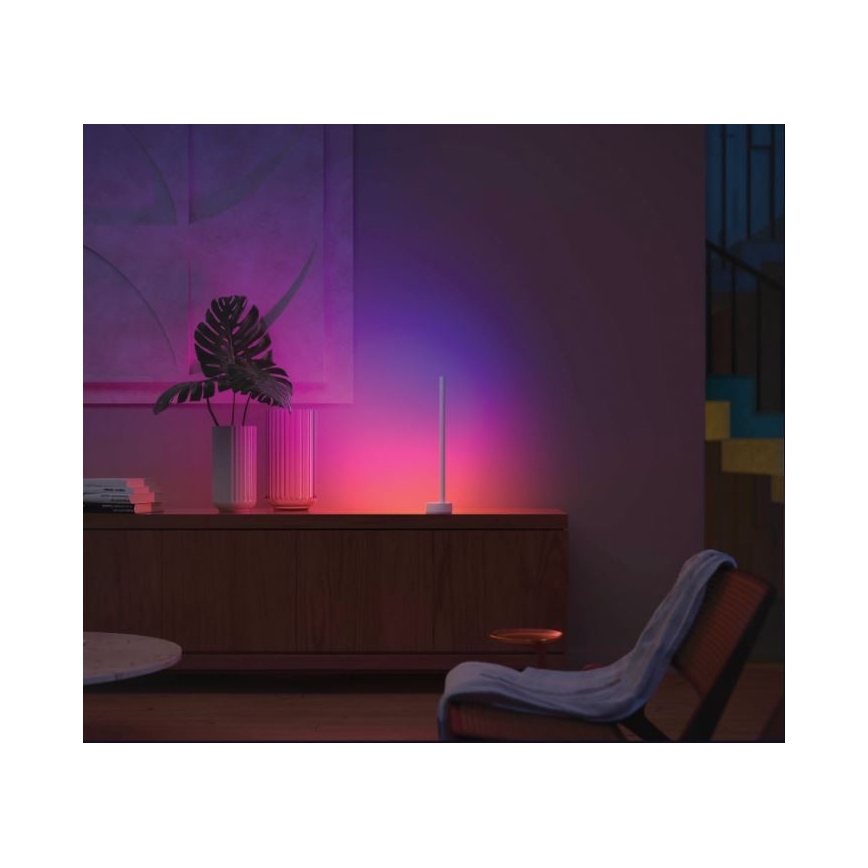 Philips - LED RGB dimmbare Tischlampe Hue SIGNE LED/12W/230V 2000-6500K Weiß