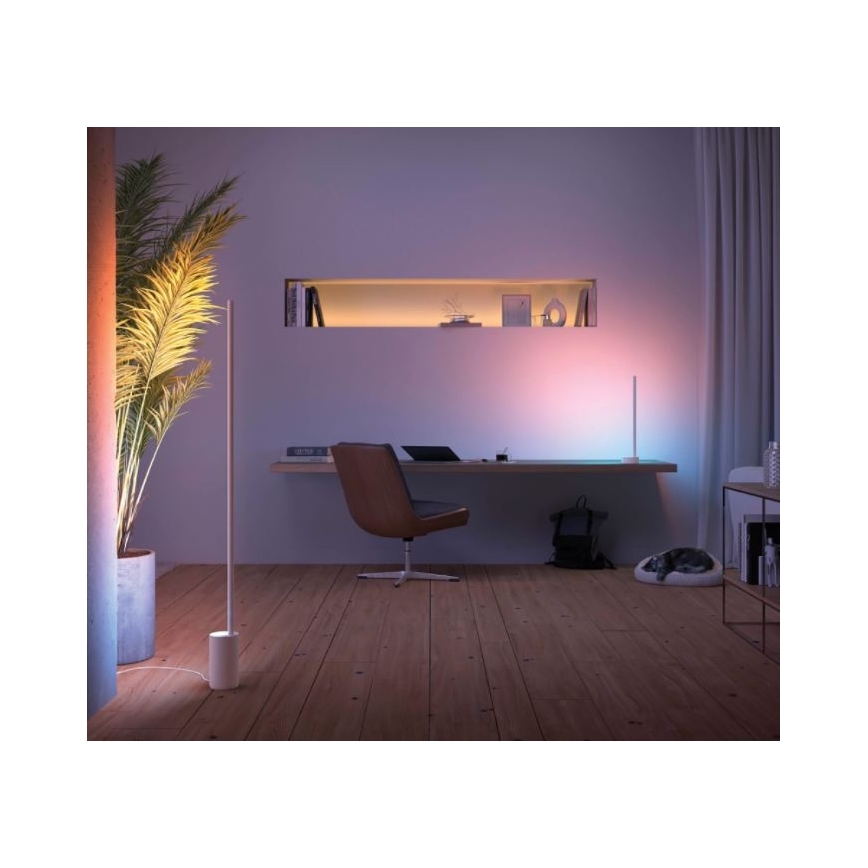 Philips - LED RGB dimmbare Tischlampe Hue SIGNE LED/12W/230V 2000-6500K Weiß