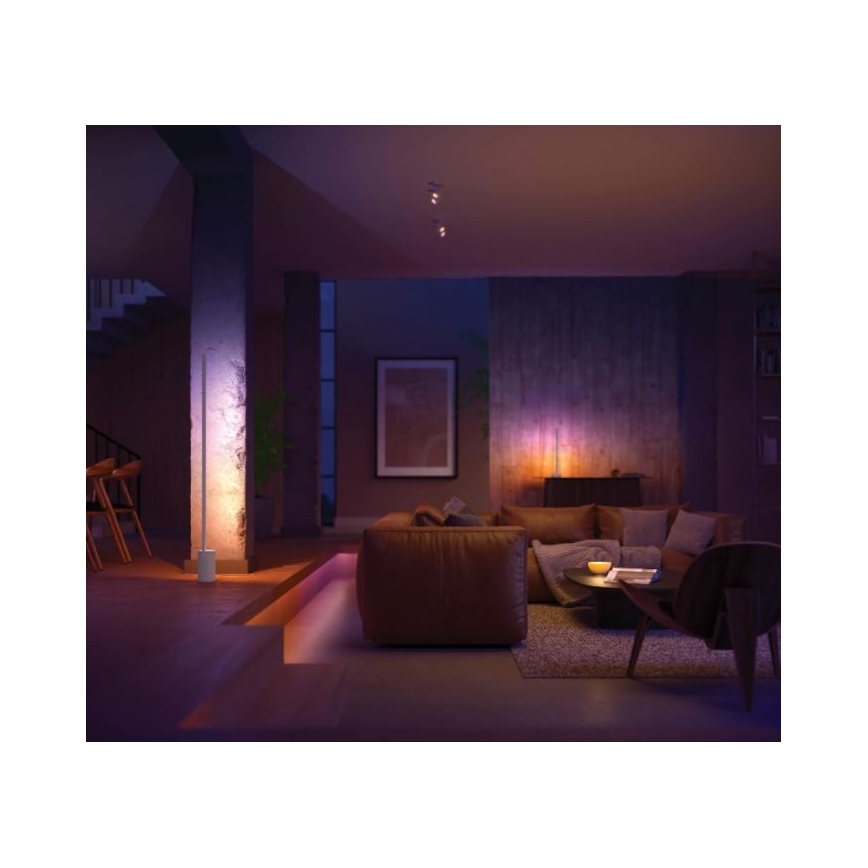 Philips - LED RGB dimmbare Tischlampe Hue SIGNE LED/12W/230V 2000-6500K Weiß