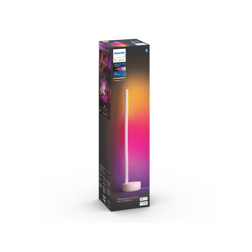 Philips - LED RGB dimmbare Tischlampe Hue SIGNE LED/12W/230V 2000-6500K Weiß