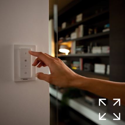Philips Hue Starter-Set WHITE 3xE27/9W 2700K + Hue Bridge und Dimmschalter