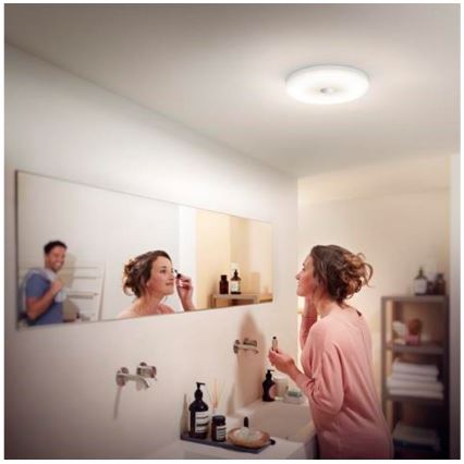 Philips - LED dimmbares Badezimmerleuchte Hue STRUANA LED/27W/230V IP44 + Fernbedienung