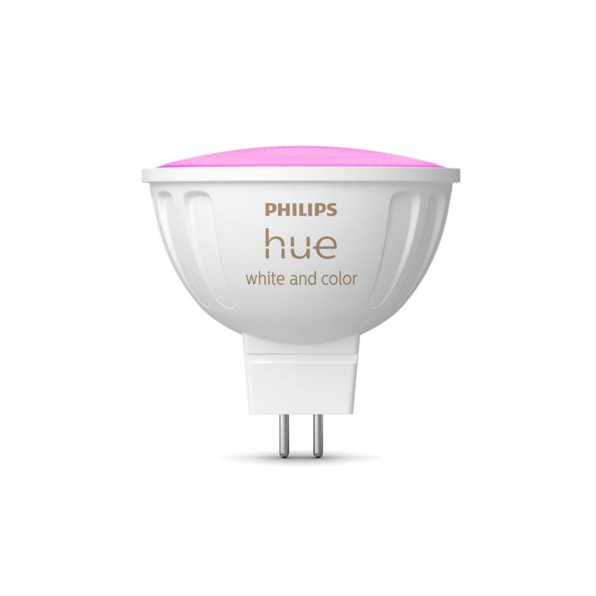LED RGBW dimmbare Philips Hue White and Color Ambiance GU5,3/MR16/6,3W/12V 2000-6500K Lampe