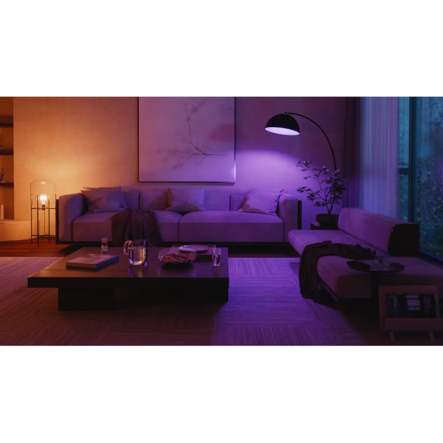 Starter-Set Philips Hue WHITE AND COLOR AMBIANCE 2xE27/8,1W 1000-20000K + Verbindungsgerät