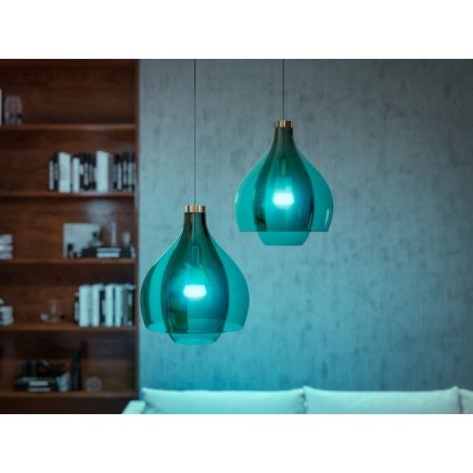 Starter-Set Philips Hue WHITE AND COLOR AMBIANCE 2xE27/9W/230V 2000–6500K + Hue Bridge